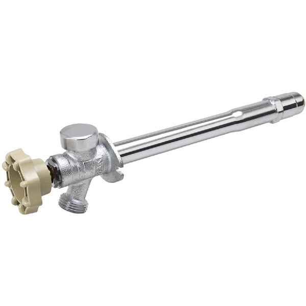 1/2 In. Push Fit x 12 In. Multi-Turn Valve Frost Free Wall Hydrant